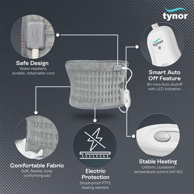 Tynor Cure Heating Pad Ortho (Regular) (I 73) - Pads And Pillows