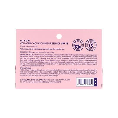 Mizon Collagenic Aqua Volume Lip Essence 10ml - Facial Kits
