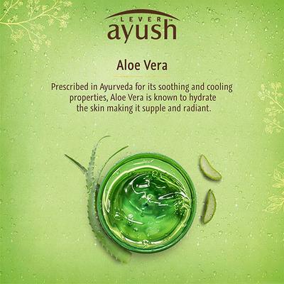 Lever Ayush Natural Ayurvedic Aloe Vera Cooling Face Gel 150 gm - Face Gels