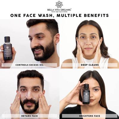 Bella Vita Organic Oil Control Face Wash 115 ml - Face Wash & Cleansers