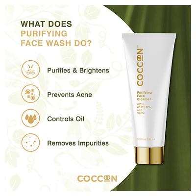 Coccoon Purifying Face Cleanser 100 ml - Face Wash & Cleansers