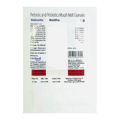 VEBIOTIC Sachet 1gm - Diarrhoea-Ant