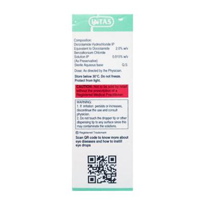 Dortas Eye Drops 5ml - Glaucoma-Ant