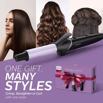 Philips Crimp, Straighten or Curl with the single tool (BHH816/00) 1's - Multi-Stylers