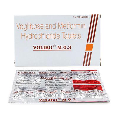 Volibo M 0.3mg Tablet 10'S - Diabetes-Ant