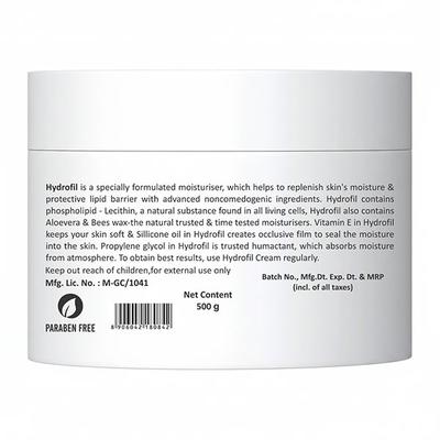 Hydrofil Daily Moisturizing Cream 500gm - Dry Skin-Oth