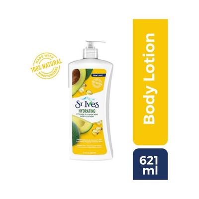 St. Ives Hydrating Vitamin E & Avocado Body Lotion 100% Natural Moisturizers 621 ml - Lotions & Creams