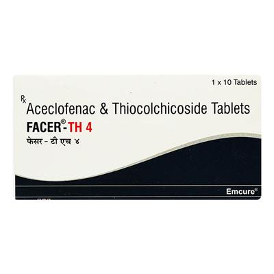 FACER TH 4 Tablet 10's - Pain relief-Nsa