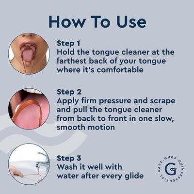 Gubb Tongue Cleaner Loop - Copper 50 gm - Floss & Tongue Cleaners