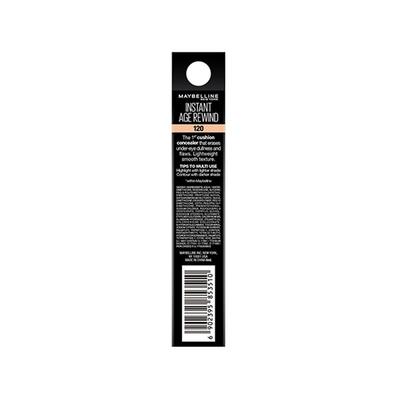 Maybelline New York Instant Age Rewind Eraser Multi-Use Concealer, 120 Light 6 ml - Concealer