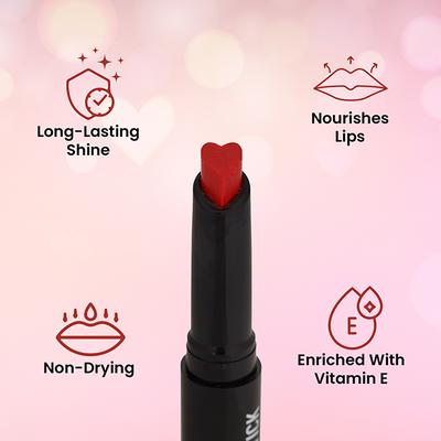 Swiss Beauty My Shine Lipstick - Stricker Red 1.5 gm - Lipsticks