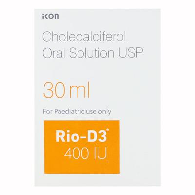 RIO D3 400iu Oral Solution 30ml - Supplements-Vit