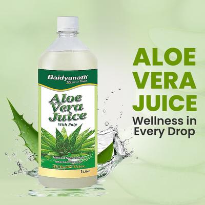 Baidyanath Pure Aloe Vera Juice 1 litre - Ayurvedic Juices