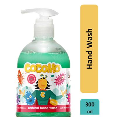 Cocomo Natural Hand Wash With Tea Tree and Spearmint Oil Safe For The Entire Family 300 ml - Baby Body Wash