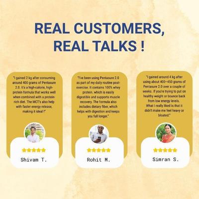 PentaSure 2.0 High Protein High Calorie Powder - Vanilla Flavour (Travel Pack Sachet of 3 x 54 gm) - Protein Drink