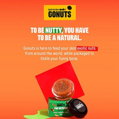 GONUTS By Bewakoof Pine With Me Lip Scrub By Bewakooof 30 gm - Lip Balms