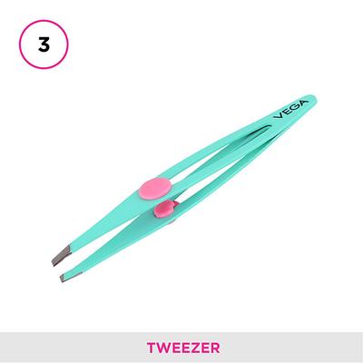 Vega Eyelash and Brow Set (EBS - 01) 1's - Eyelash Curlers