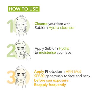 Bioderma Sebium Hydra Cleanser 200 ml - Face Wash & Cleansers