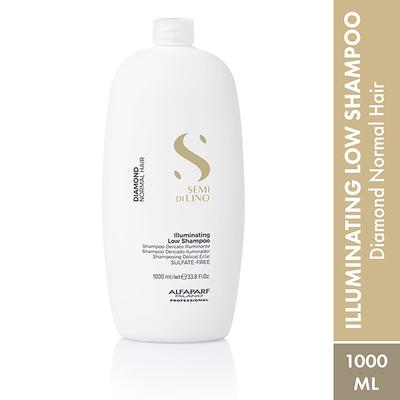 Alfaparf Milano Diamond Illuminating Low Shampoo, Linseed Extract, Shine, Wavy Hair 1000 ml - Shampoos