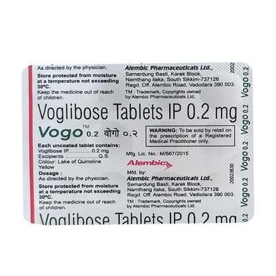 Vogo 0.2mg Tablet 15'S - Diabetes-Ant