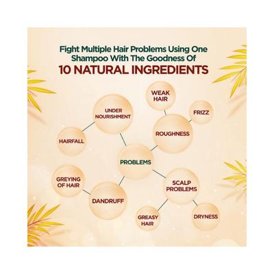 Dabur Vatika Naturals Ayurvedic Shampoo 1000 ml - Shampoos