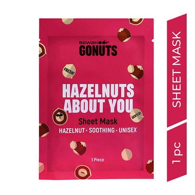 GONUTS By Bewakoof Hazelnut About You Face Sheet Mask 30 ml - Sheet Masks
