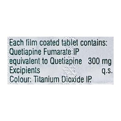 Qutipin 300mg Tablet 10'S - Schizophrenia-Aps