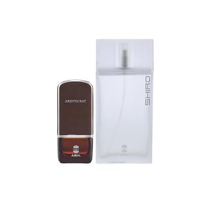 Ajmal Aristocrat EDP Citrus Woody Perfume And Shiro EDP Citrus Spicy Perfume 165 ml - Men Perfumes (Edt/Edp)