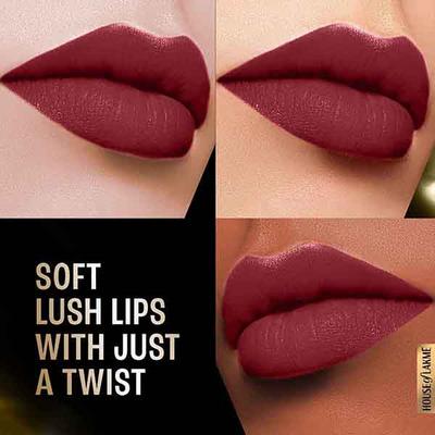 Lakme Forever Matte Lipstick, Made With French Rose Oil Extracts, Burgundy Bloom, 4.5 gm - Lipsticks
