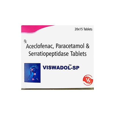 VISWADOL SP Tablet 15's - Pain relief-Nsa