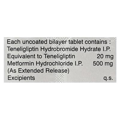 TENEZA M 500 Tablet 15's - Diabetes-Ant