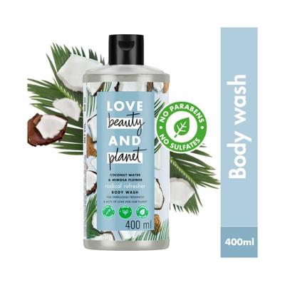 Love Beauty And Planet Natural Coconut Water and Mimosa Sulfate Free Body Wash 400 ml - Shower Gels & Body Wash
