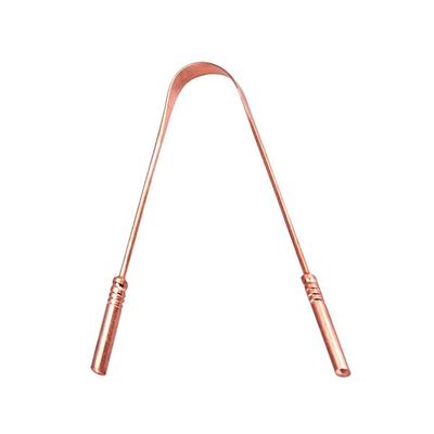 Gubb Copper Tongue Cleaner with Handle Made of Pure Copper Enriched with Anti-Bacterial Properties 1's - Floss & Tongue Cleaners