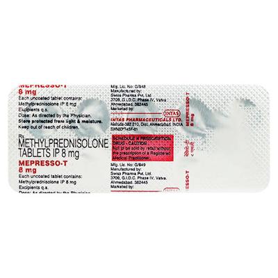 Mepresso T 8mg Tablet 10'S - Hormonal Therapy-Cor