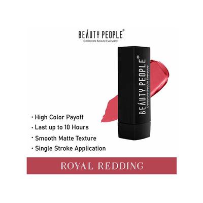 Beauty People Pure Matte 103 Royal Redding 3.8 gm - Lipsticks