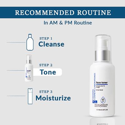Fixderma Cosmetic Laboratories Face Toner reduces inflammation, controls oil production 100ml - Toners
