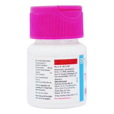 Thyronorm 88Mcg Tablet 120'S - Hypothyroidism