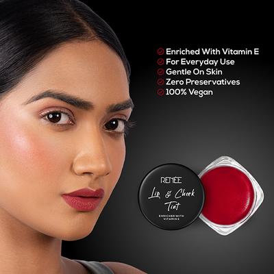 RENEE Lip & Cheek Tint - Rosebud 8 gm - Lip Stains & Tints