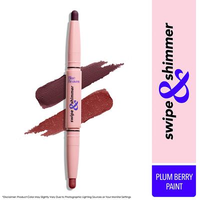 Blue Heaven Swipe and Shimmer Extreme Hold Eyeshadow Stick - Plum Berry Paint 2.2 gm - Eyeshadow, Bases & Primers