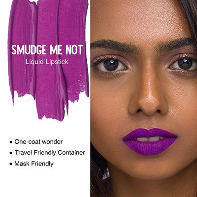 SUGAR Cosmetics Smudge Me Not Liquid Lipstick - 24 Vivid Orchid (Bright Orchid) 4.5 ml - Liquid Lipsticks