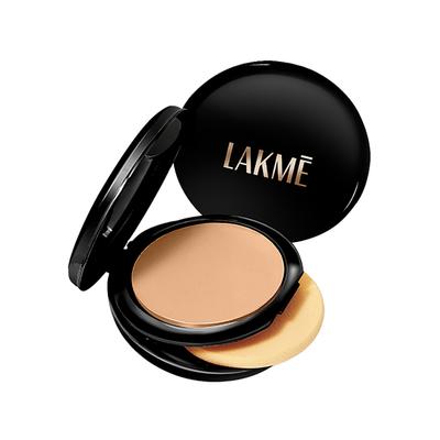 Lakme Xtraordin-airy Compact, 2 In 1 Compact + Foundation, Lightweight, SPF 17 03 Golden Sand, 9 gm - Compact Powder