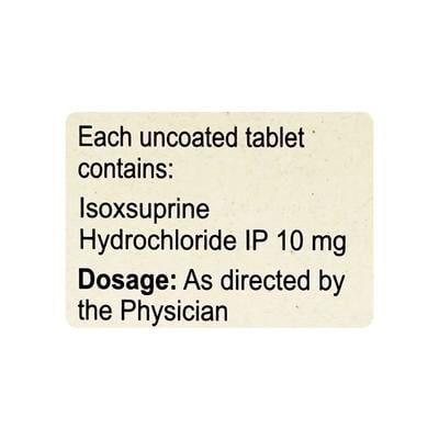 Tidilan 10mg Tablet 30'S - Peripheral Hypertension-Per