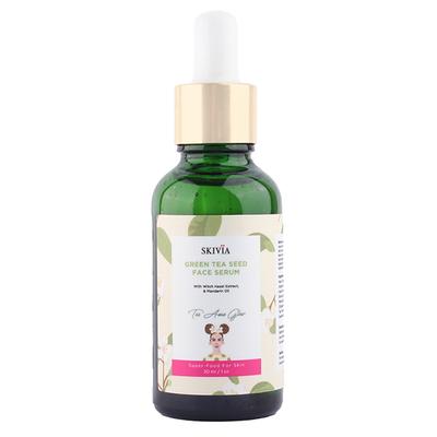 Skivia Green Tea Seed Face Serum With Witch Hazel & Mandarin Oil 30 ml - Face Serum