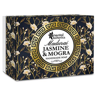 Oriental Botanics Handmade Soap - Madurai Jasmine & Mogra 125 gm - Soaps
