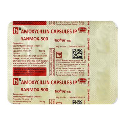 RANMOX 500 Capsule 10's - Bacterial Infections-Pen