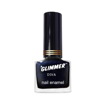 Glimmer Nail Enamel Satin Blue 9 ml - Nail Polish