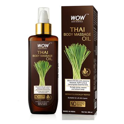 WOW Skin Science Thai Body Massage Oil 200 ml - Face Oils
