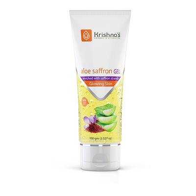 Krishna's Herbal & Ayurveda Aloe-Saffron Gel 100 gm - Personal Care (Ayush)