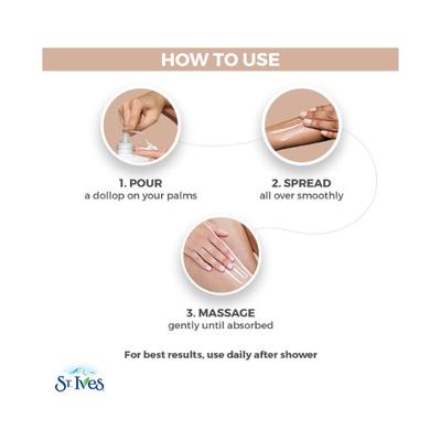 St. Ives Soothing Oatmeal & Shea Butter Body Lotion 100% Natural Moisturizers 621 ml - Lotions & Creams