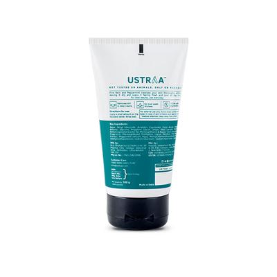 Ustraa Men's Face Wash for Dry Skin To Normal Skin -With Pine Bark & Peppermint Mint Cool 100gm - Face Wash & Cleansers
